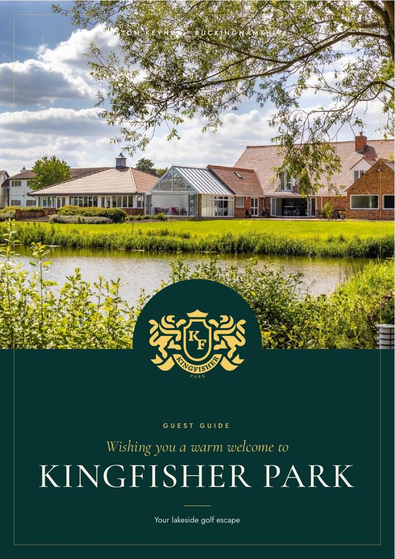 Kingfisher Park guest guide: Cover